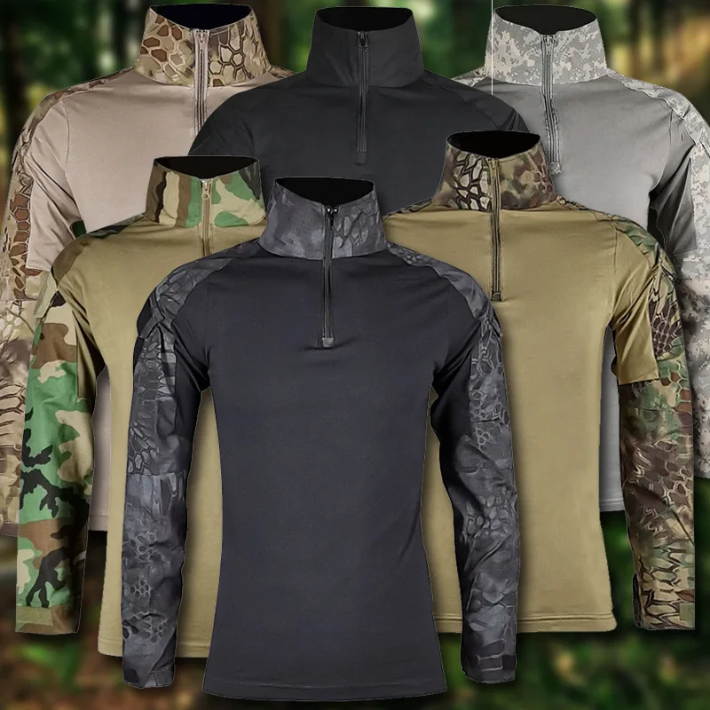 Tactical Military Shirt Cargo - S-4XL Outdoor G2 Camouflage US Army