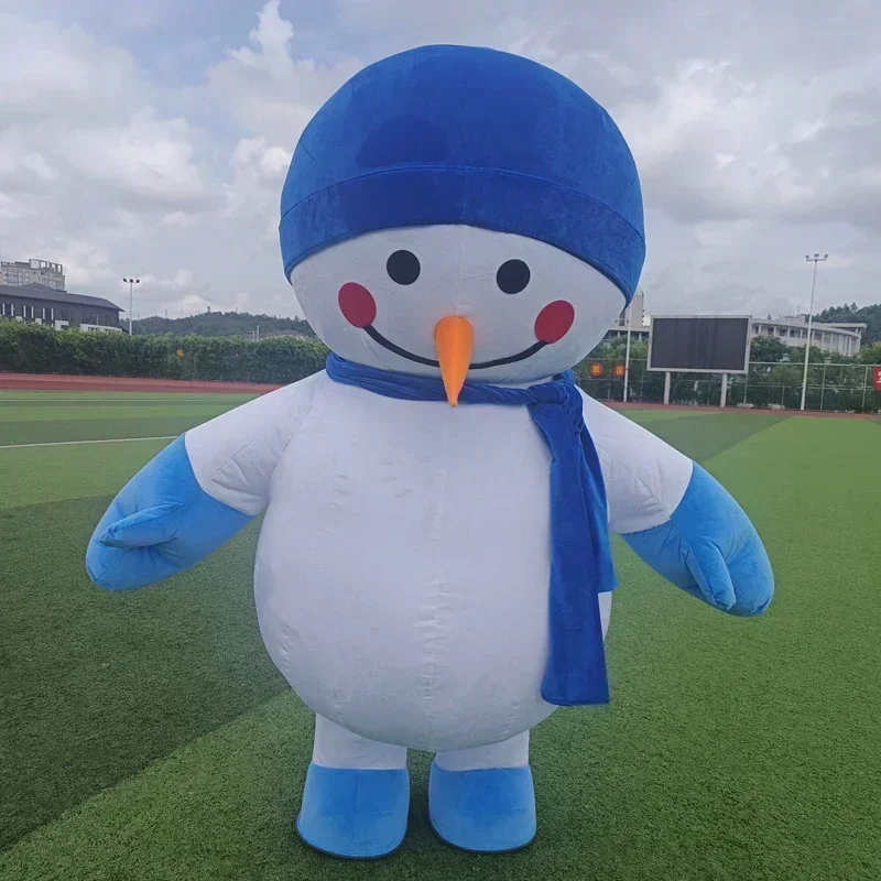 Suits - Inflatable Snowman Mascot Costume Christmas Party