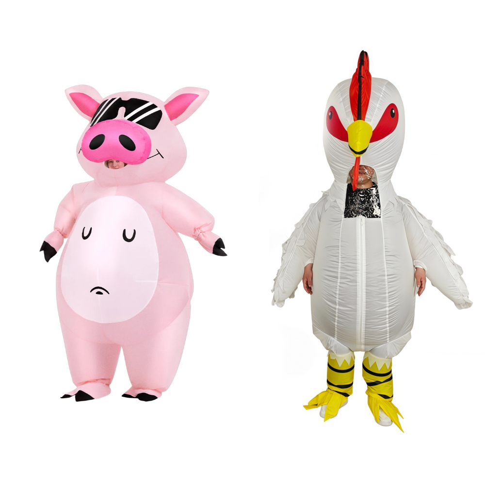 Cartoon Animal Piglet Inflatab - đánh giá và giá Suits