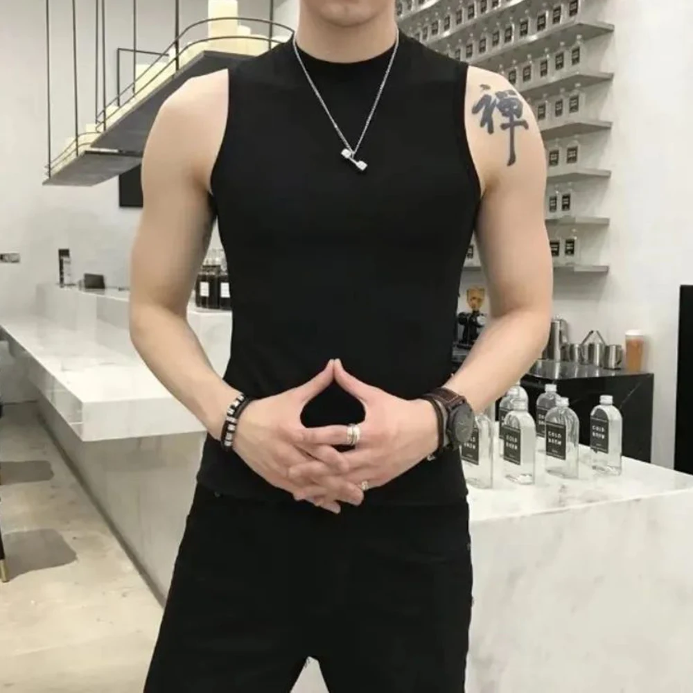Summer Vest Men's Trend Tight  - đánh giá và giá Corduroy Button Up Shirt Men