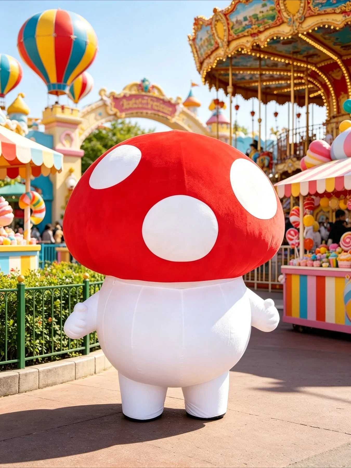 Cute Mushroom Inflatable Masco - đánh giá và giá Suits