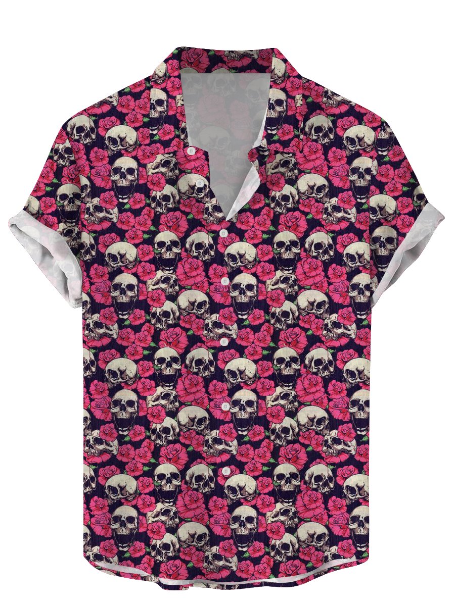 Vintage Skull Floral Men's Shi - đánh giá và giá Vintage Hawaiian Floral Shirt