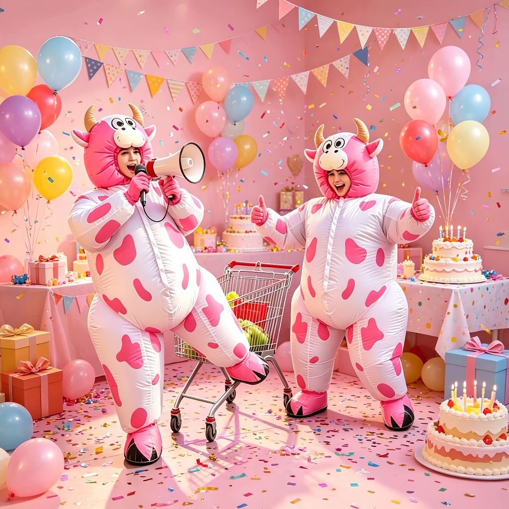 Funny Inflatable Pink Cow Cost - đánh giá và giá Suits