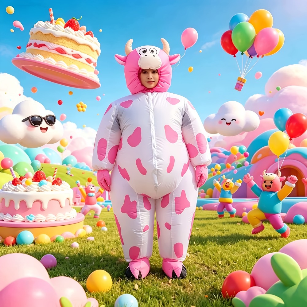 Funny Inflatable Pink Cow Cost - đánh giá và giá Suits
