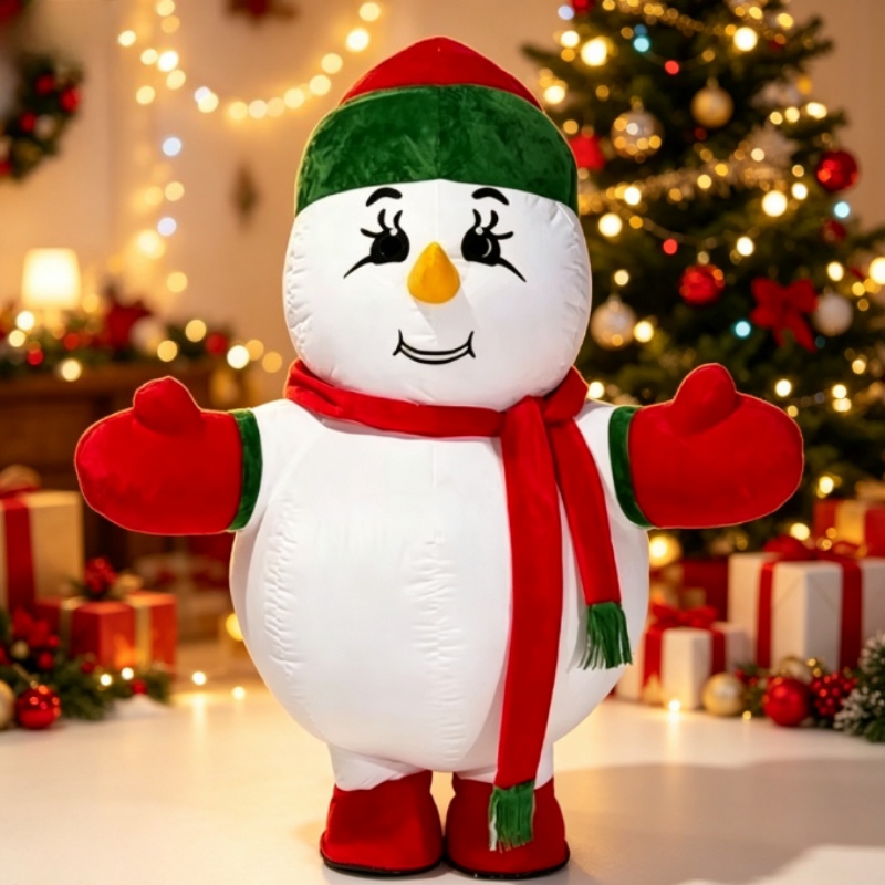 Inflatable Snowman Mascot Cost - đánh giá và giá Suits